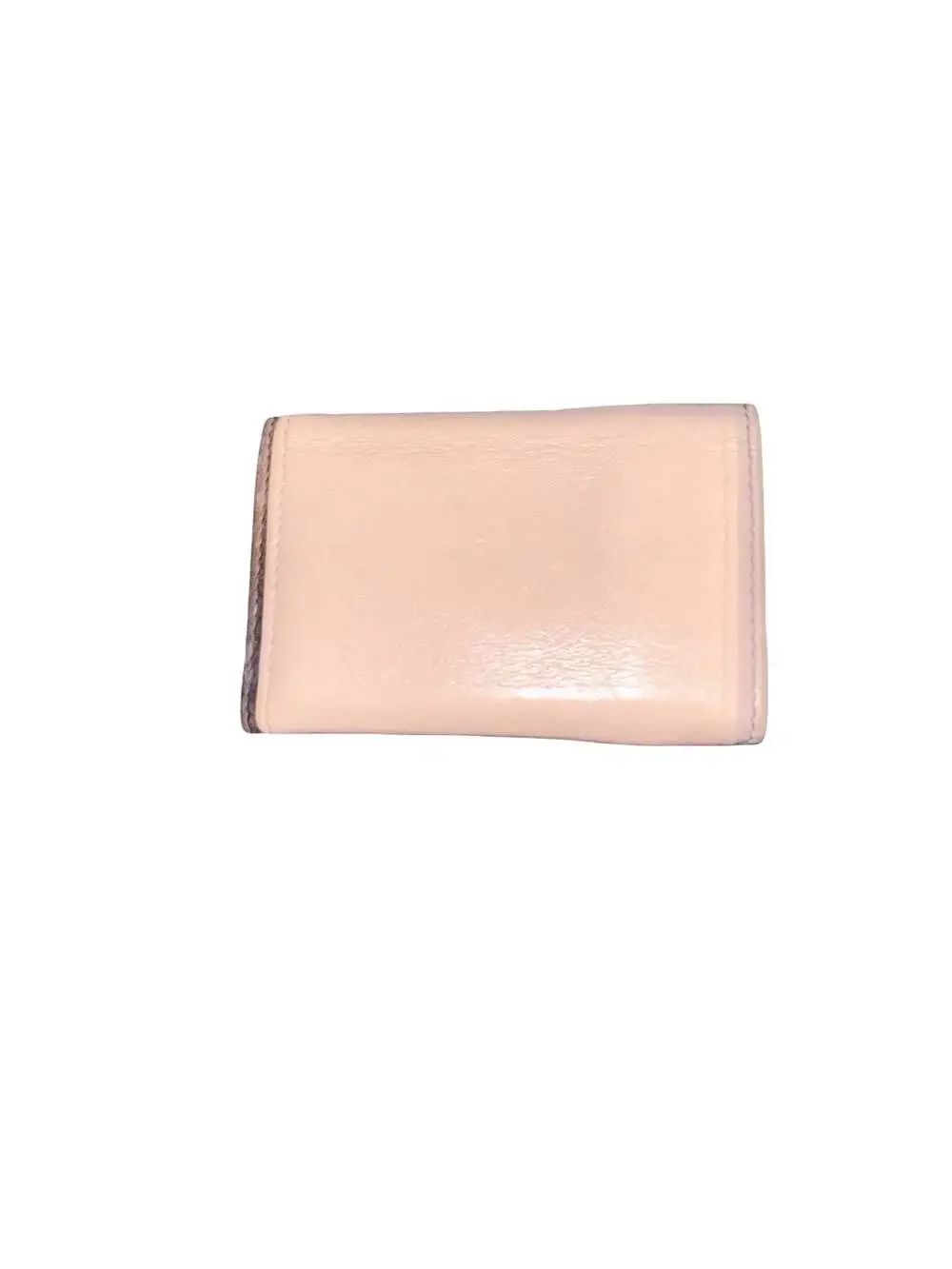 Balenciaga Papier Mini Trifold Wallet in Pink Leather